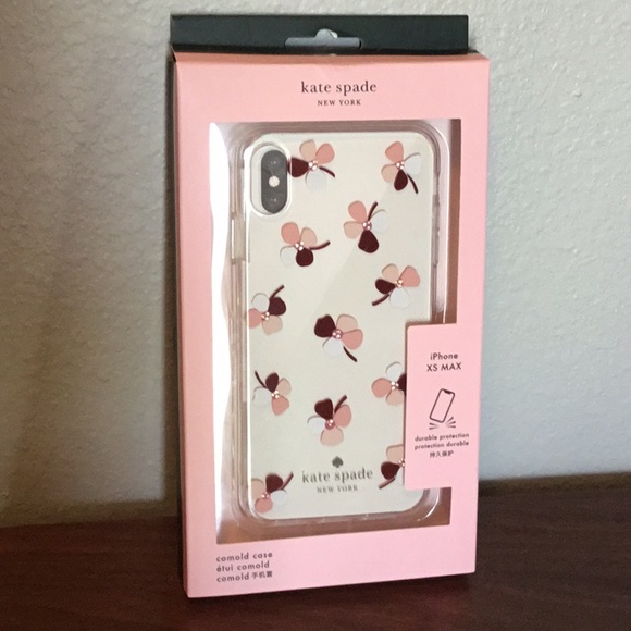 kate spade Accessories - KATE ♠️ DUSK BUDS DITSY FLORAL CLEAR iPHONE XS MAX